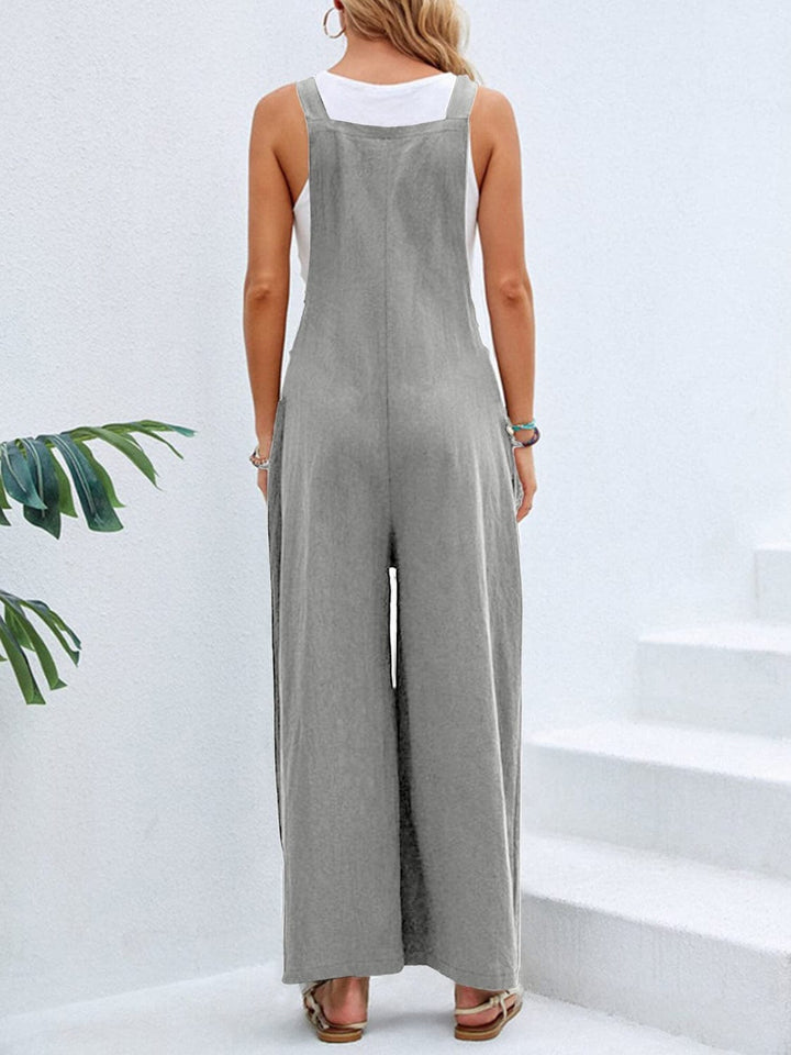 Gray One - Piece/Overalls with S
