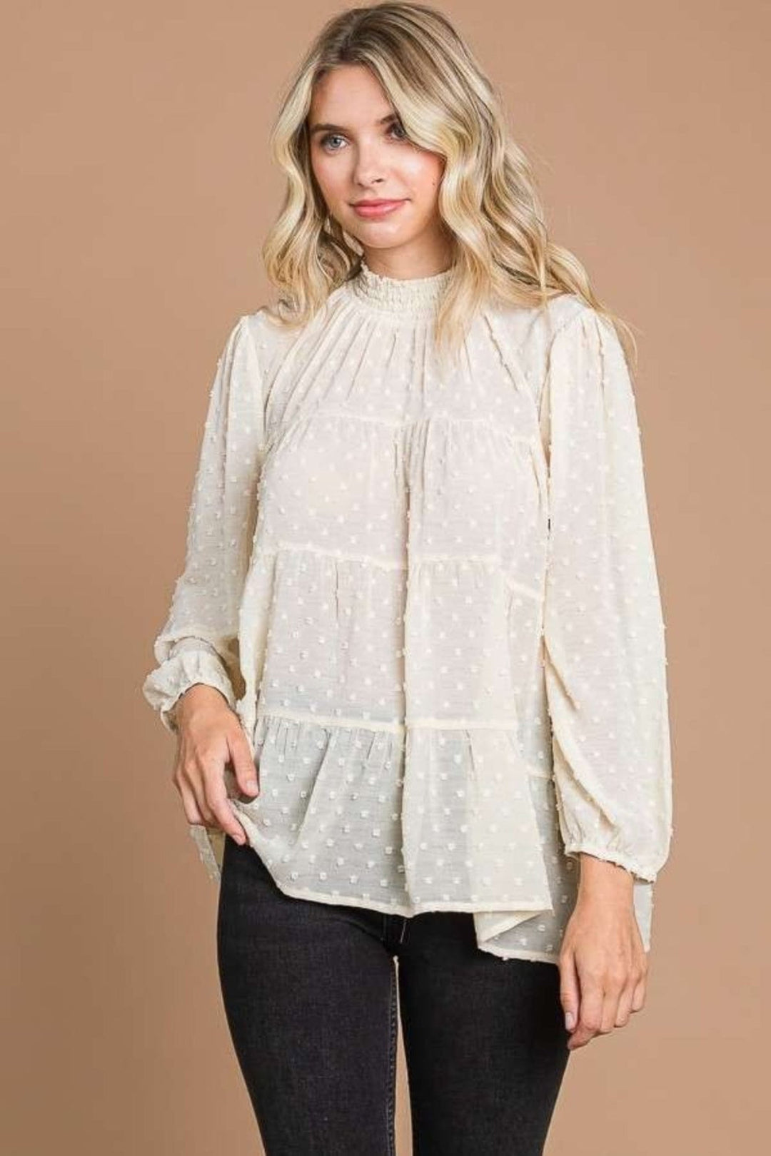 IVORY CREAM Tops/Blouses & Shirts with S