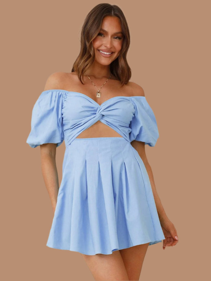 Light Blue Dresses/Casual with S