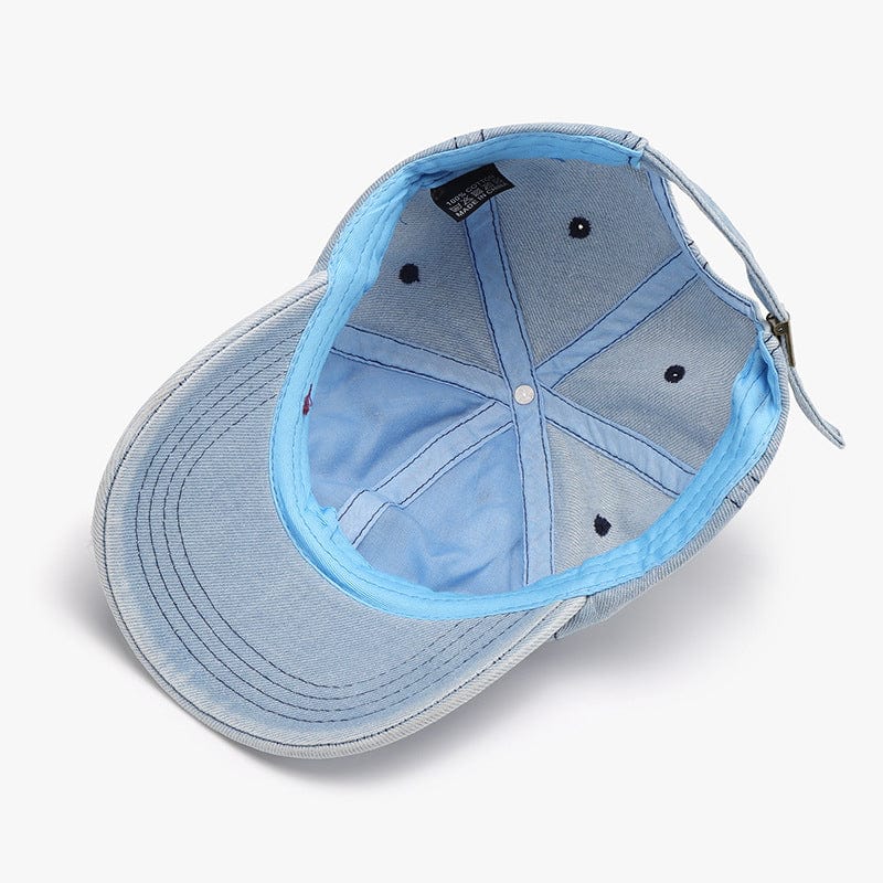 Light Denim Accessories/Headwear with One Size