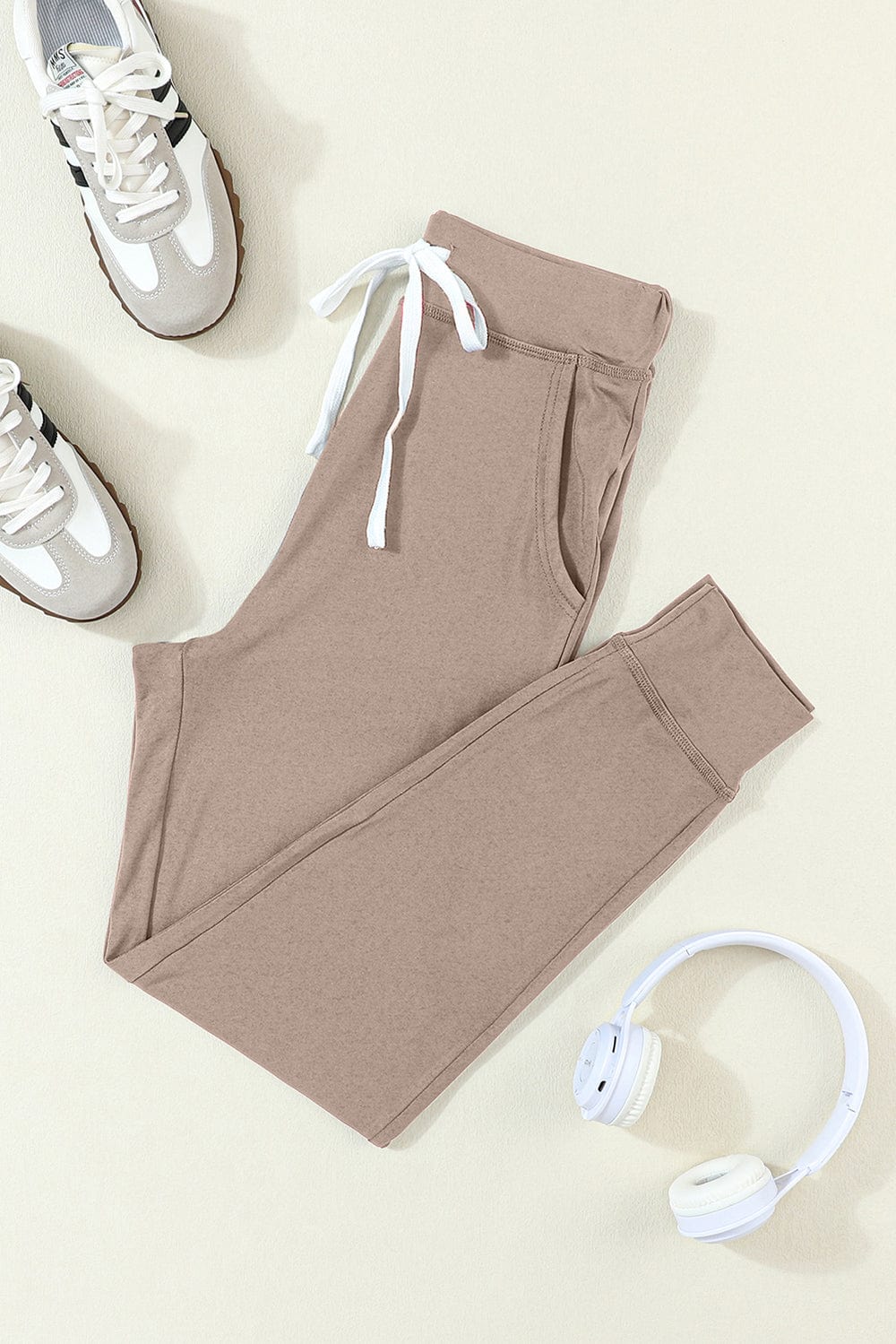 Tan Bottoms/Sweatpants with S