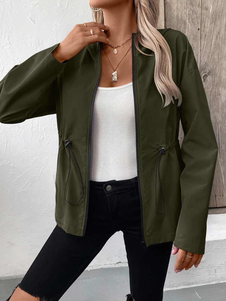 Green Outerwear/Coats with S