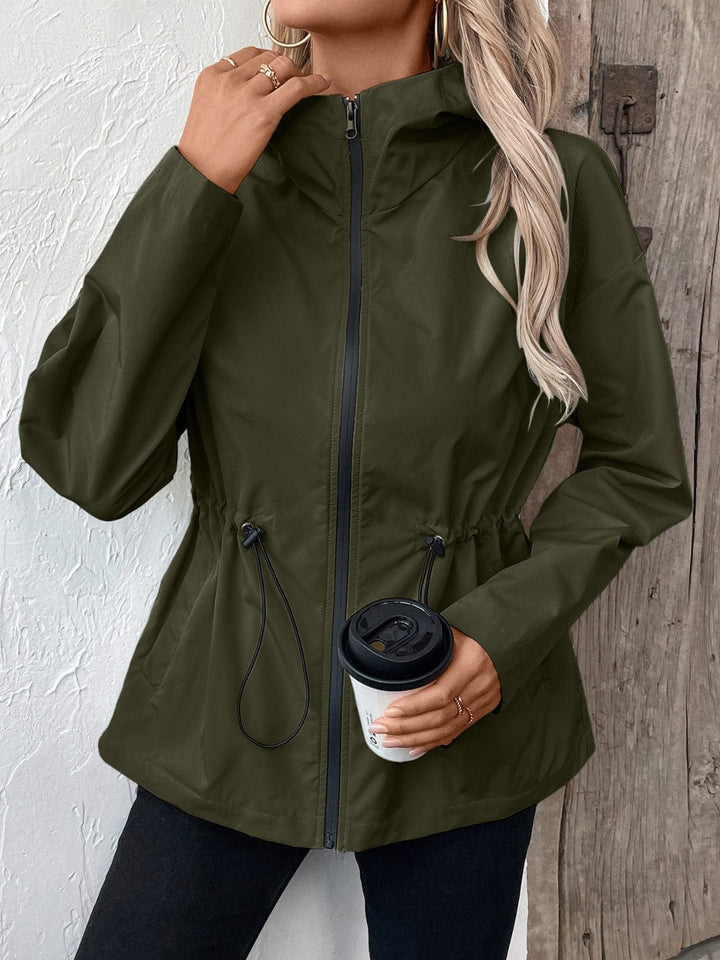 Green Outerwear/Coats with S