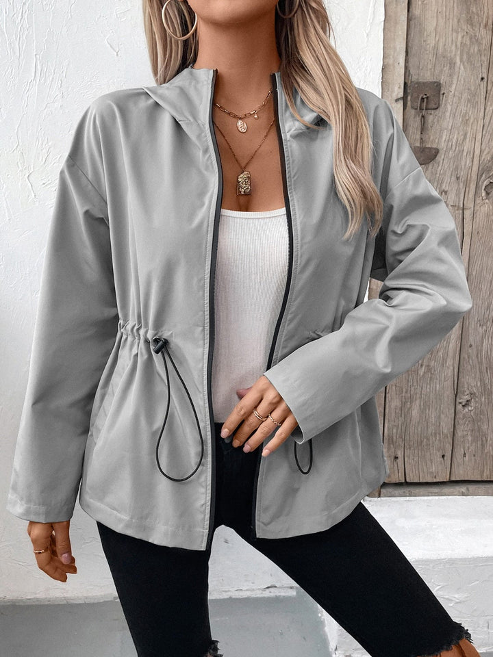 Gray Outerwear/Coats with S