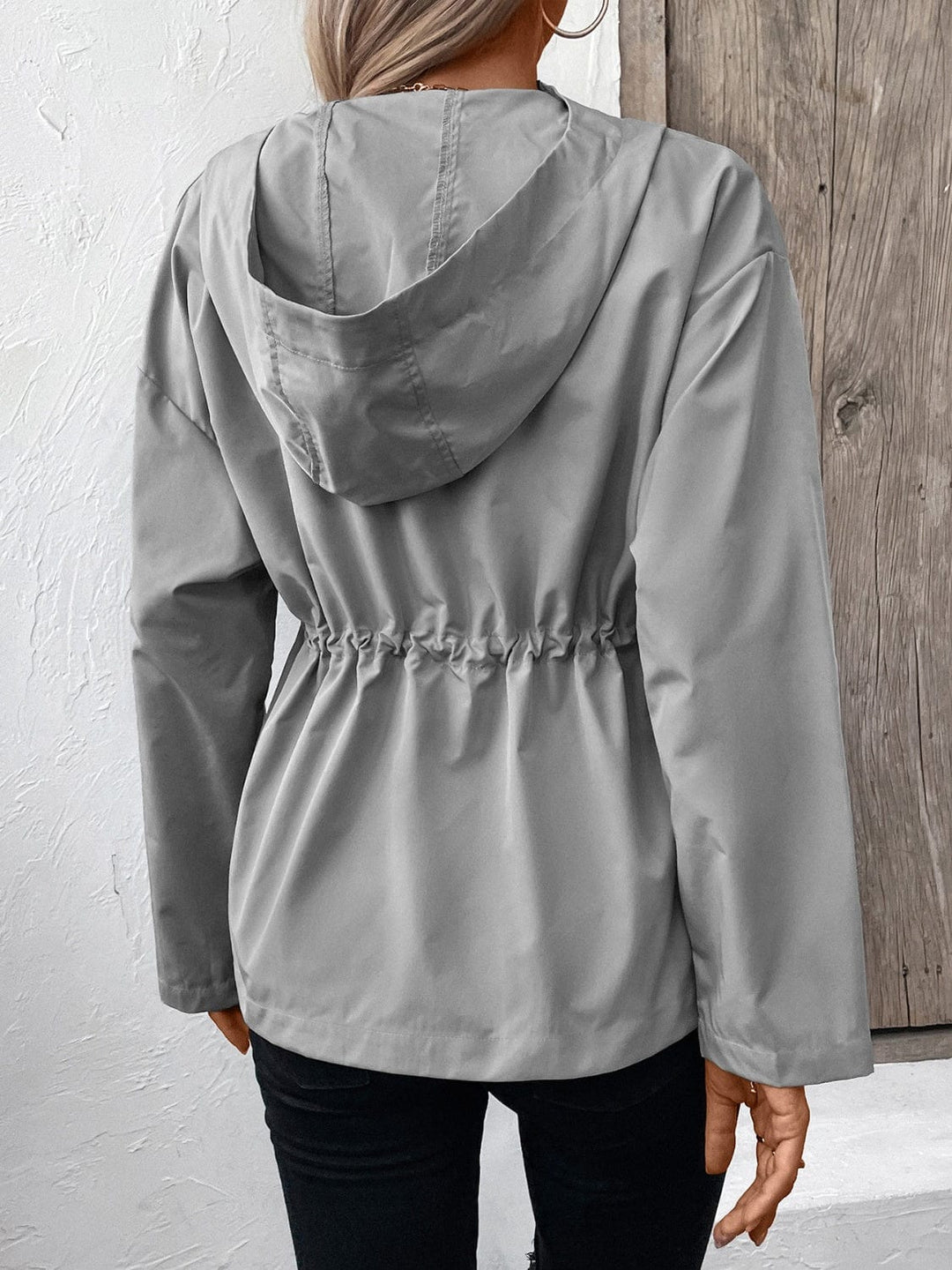 Gray Outerwear/Coats with S
