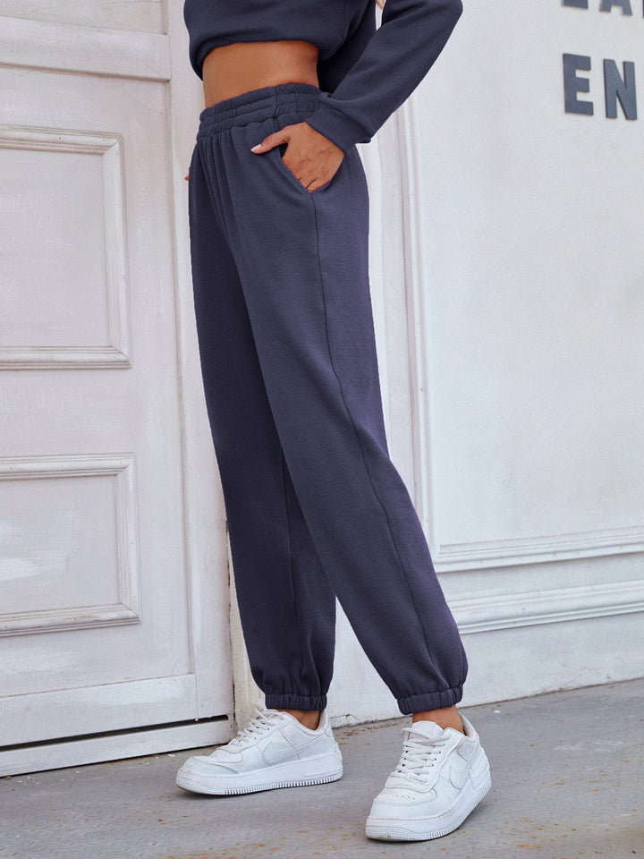 Navy Blue Bottoms/Sweatpants with S