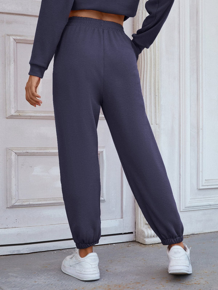Navy Blue Bottoms/Sweatpants with S