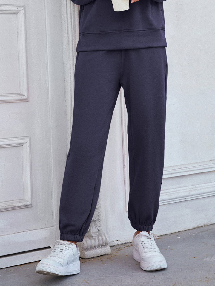 Navy Blue Bottoms/Sweatpants with S