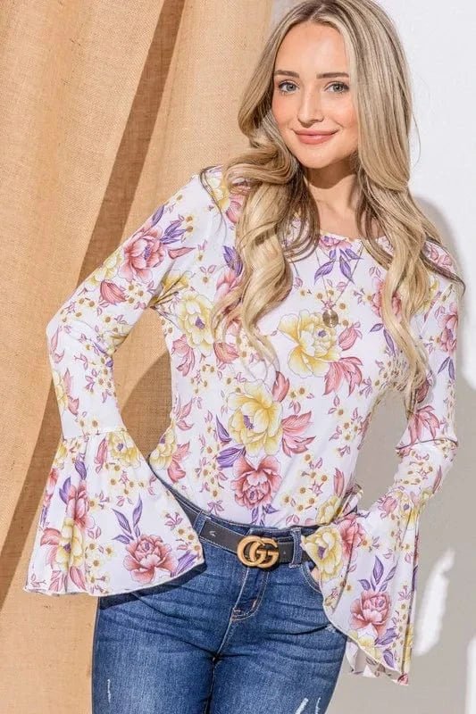 Mauve top with L