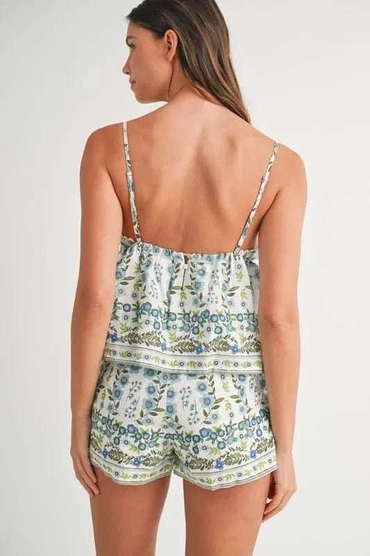 Blue Two Piece Sets/Short Sets with S