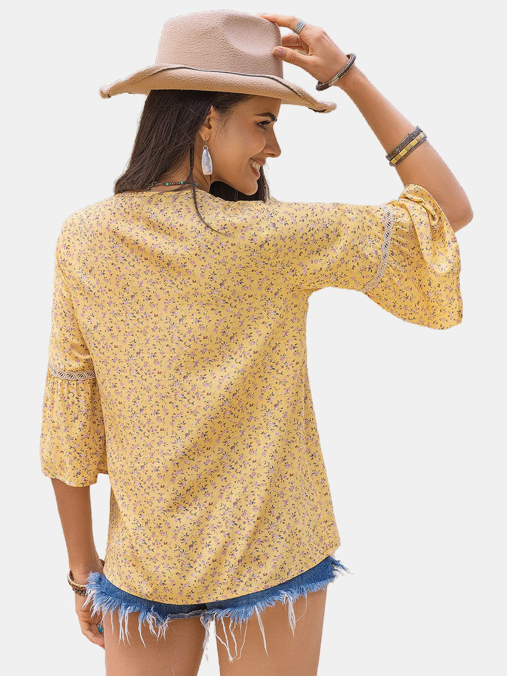 Yellow shirts and tops with S