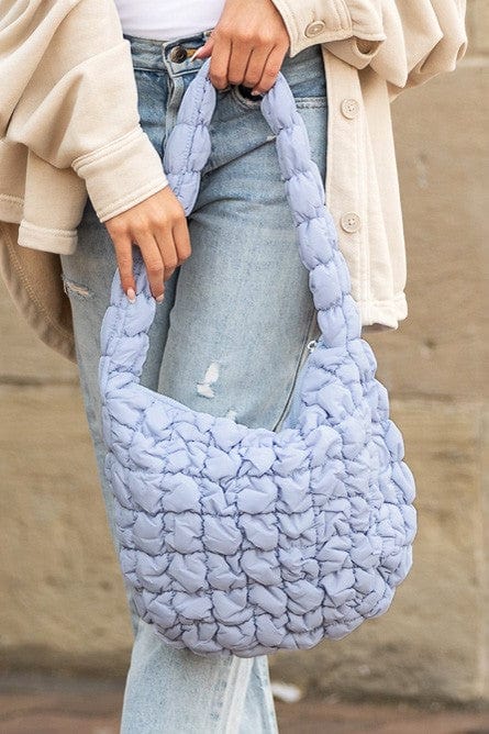 Powder Blue Handbags, Wallets & Cases with OneSize