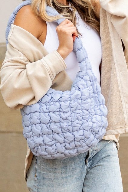 Powder Blue Handbags, Wallets & Cases with OneSize