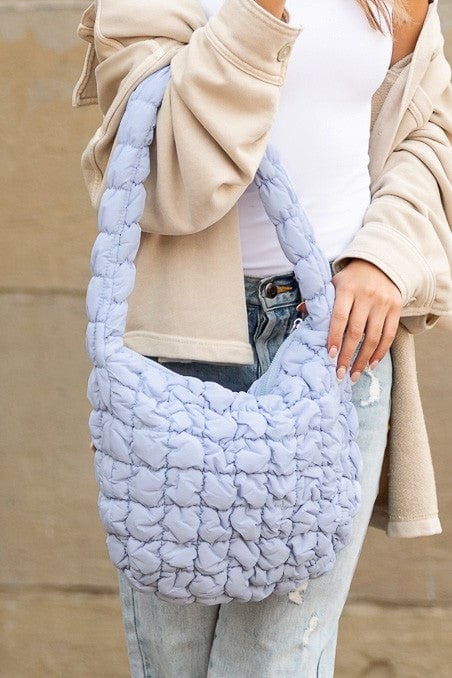 Powder Blue Handbags, Wallets & Cases with OneSize