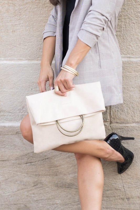 Bone white Handbags, Wallets & Cases with Onesie