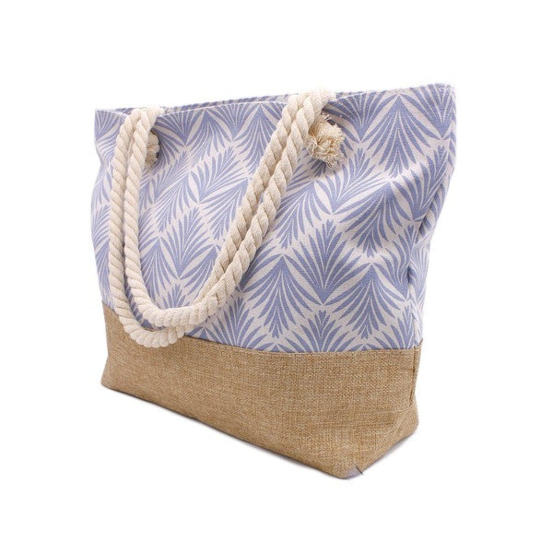 The802Gypsy-GYPSYFOX bags/tote bag COLT/BLUE / Os ❤️GYPSY FOX - Boho Leaf Print Tote Bag by Bella Chic