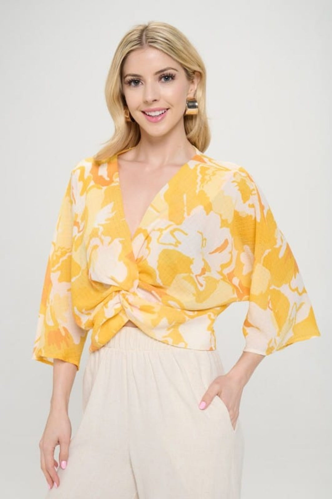 YELLOW shirts and tops with S