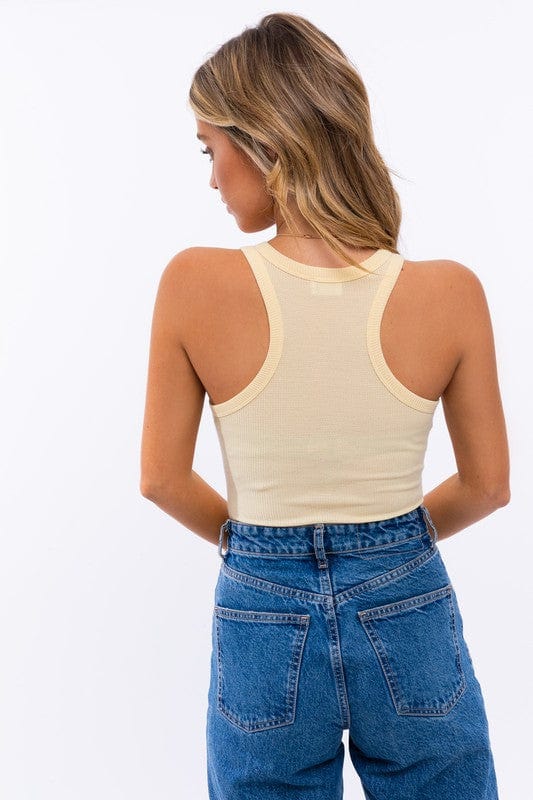 YELLOW Tops/Bodysuits with S