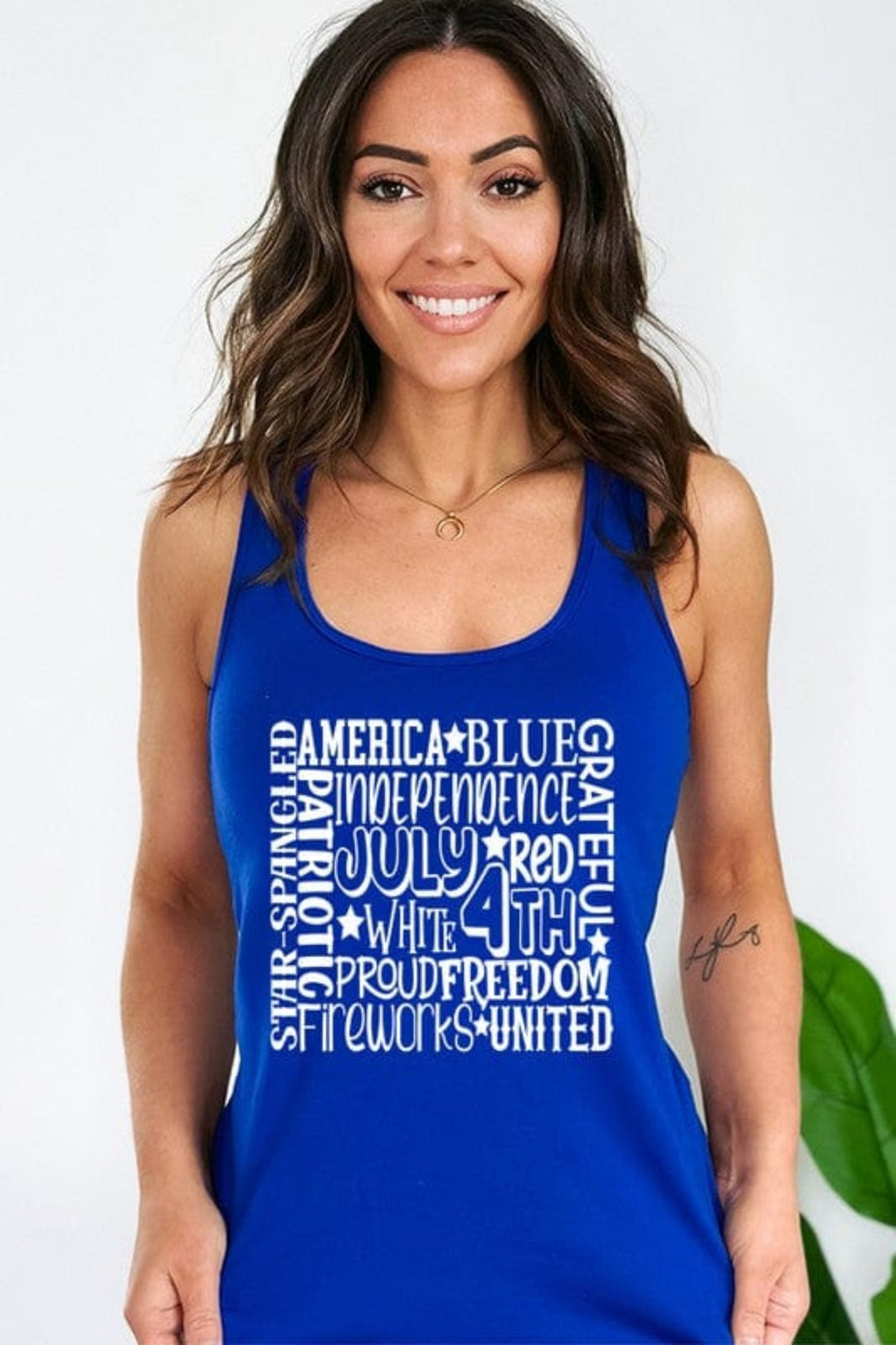The802Gypsy shirts and tops Black / 2X ❤️GYPSY FOX-Patriotic America Independence Graphic Tank Top