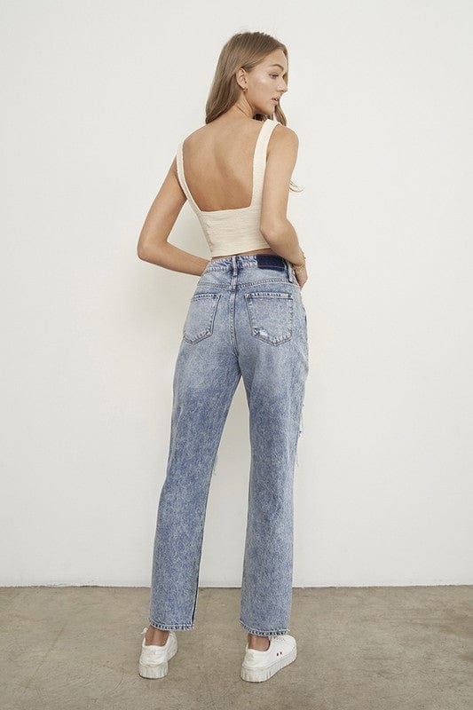 LIGHT DENIM Bottoms/Jeans with 3