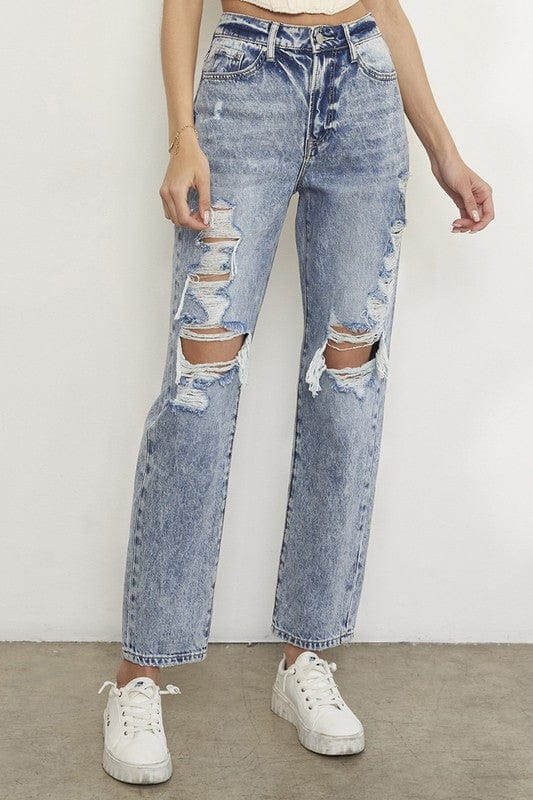 LIGHT DENIM Bottoms/Jeans with 3
