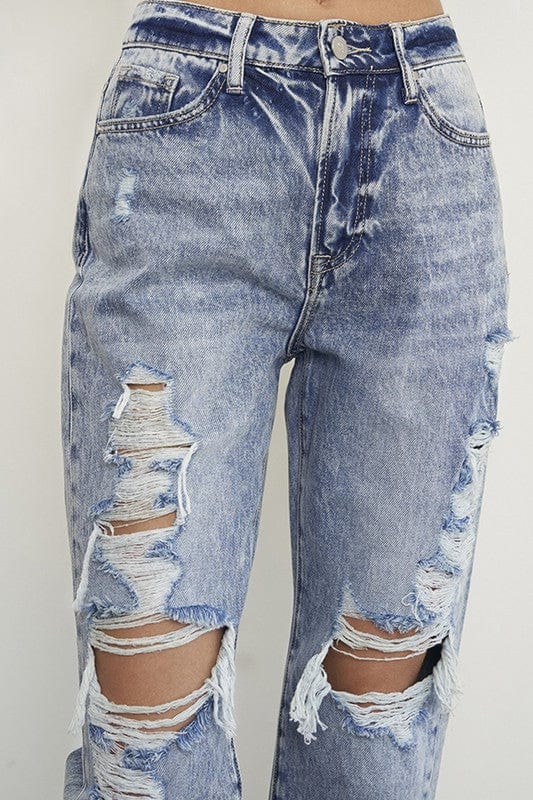 LIGHT DENIM Bottoms/Jeans with 3