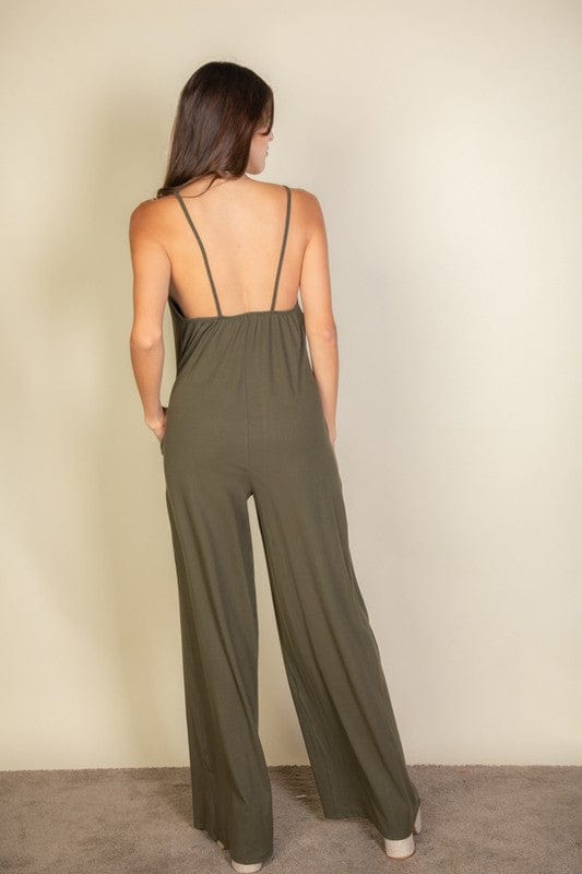 Olive Green One - Piece/Jumpsuit with S