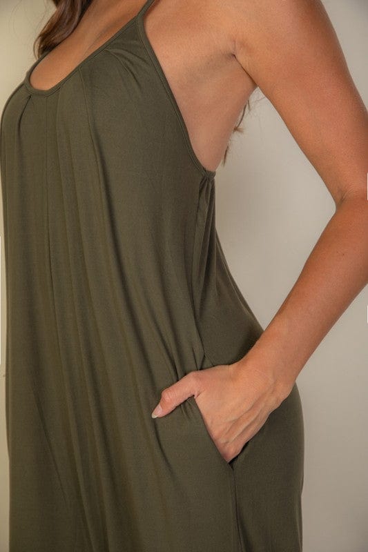 Olive Green One - Piece/Jumpsuit with S