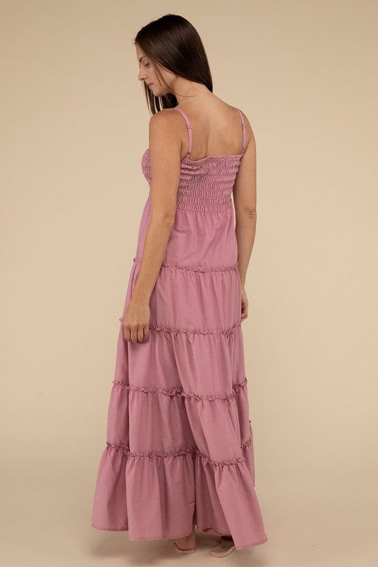 The802Gypsy-GYPSYFOX Dresses/Casual ❤️GYPSY FOX - Tiered Cami Maxi Dress by ZENANA