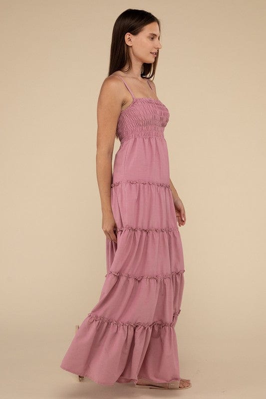 The802Gypsy-GYPSYFOX Dresses/Casual ❤️GYPSY FOX - Tiered Cami Maxi Dress by ZENANA