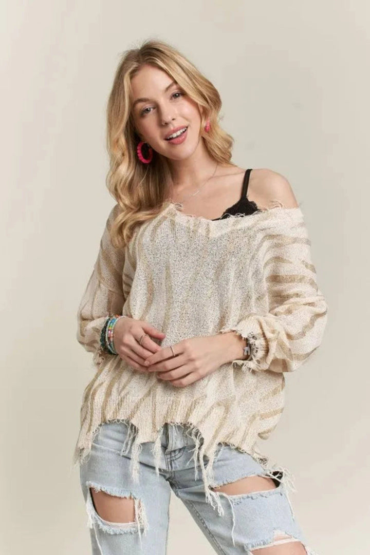 LIGHT GOLD Sweaters & Cardigans/Sweater with S