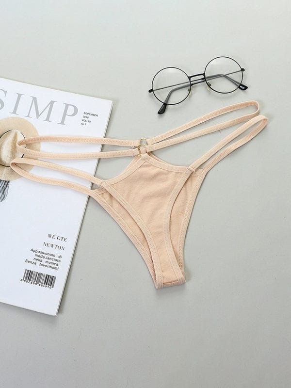 The802Gypsy clothing/underwear & socks Cracker khaki / M GYPSY GIRL-Bikini Thin Strap Low Waist Panties