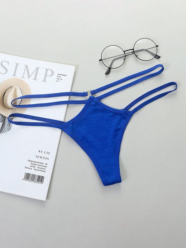 The802Gypsy clothing/underwear & socks Blue / M GYPSY GIRL-Bikini Thin Strap Low Waist Panties