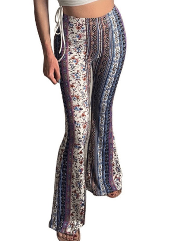 Pattern3 - deep purple Bottoms/Pants & Culotte with XS