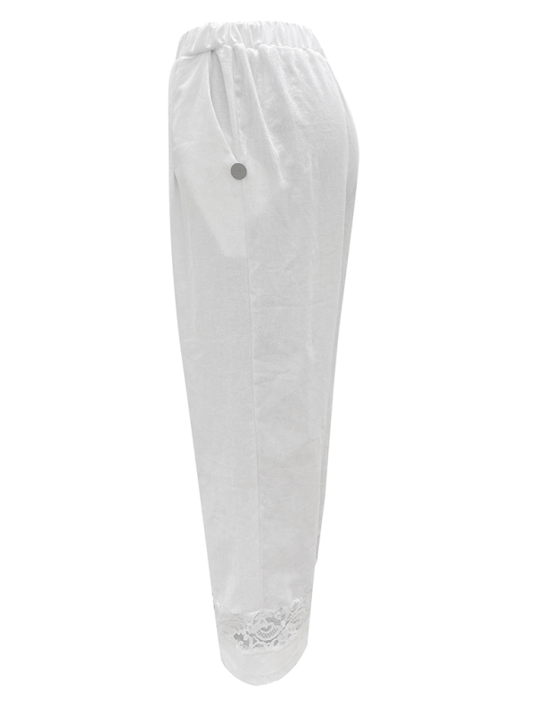 White Bottoms/Pants & Culotte with S