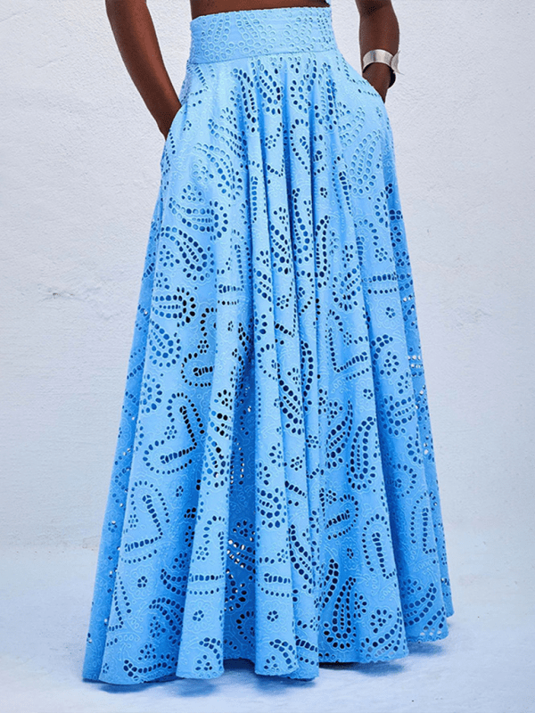 Light Blue Two Piece Sets/Skirts Sets with S