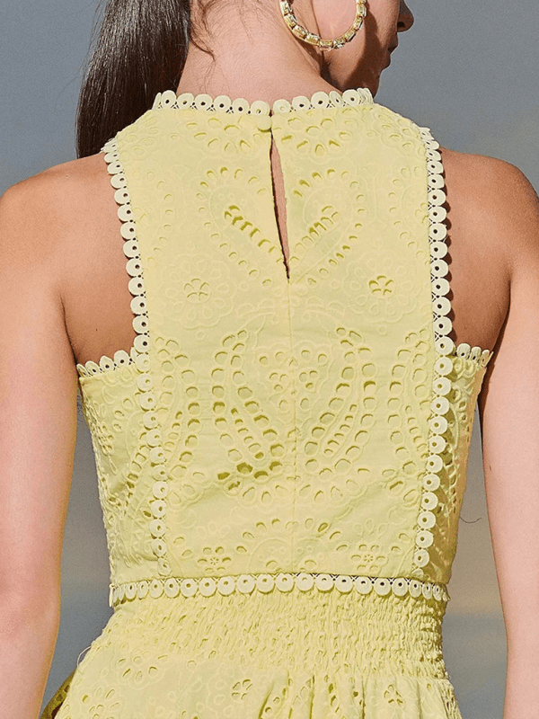 Yellow Two Piece Sets/Skirts Sets with S