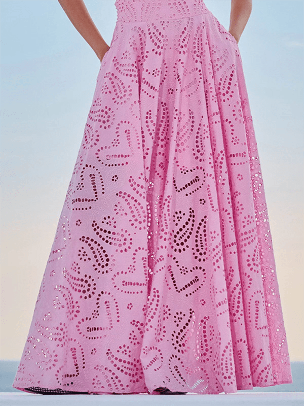 Pink Two Piece Sets/Skirts Sets with S