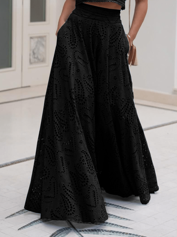 Black Two Piece Sets/Skirts Sets with S
