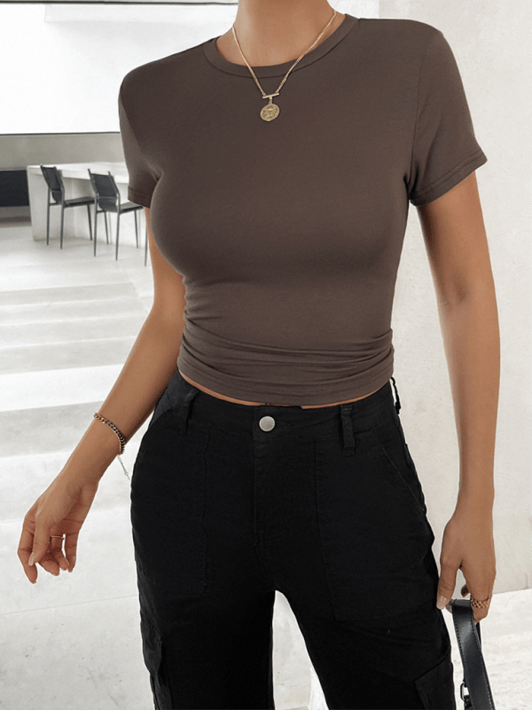 Brown shirts and tops with S