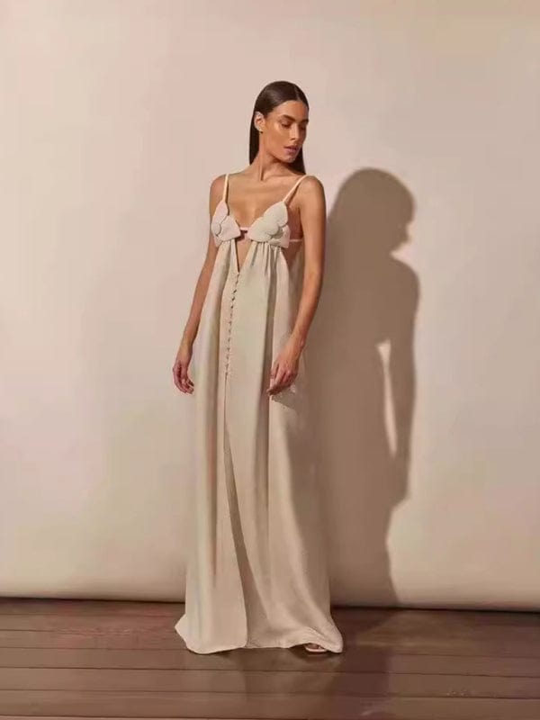 Cracker khaki Dresses/Evening Dresses with S