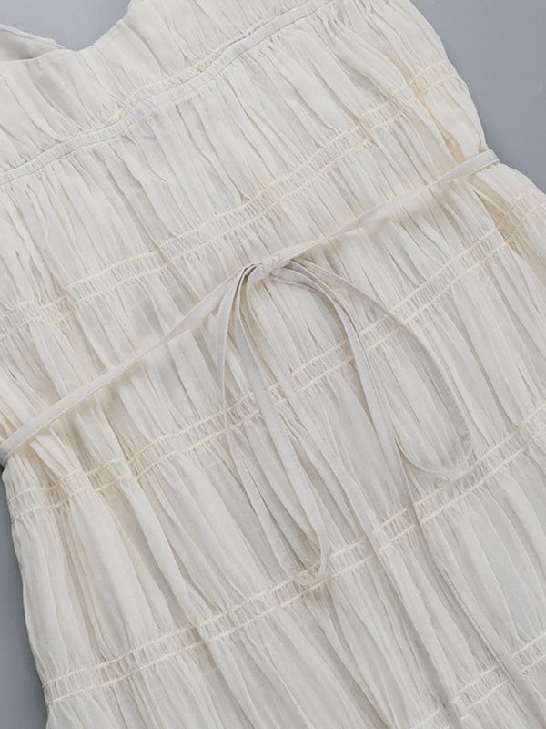 The802Gypsy-GypsyGirl Dress/casual GYPSY GIRL - Deep V Textured Sling Dress