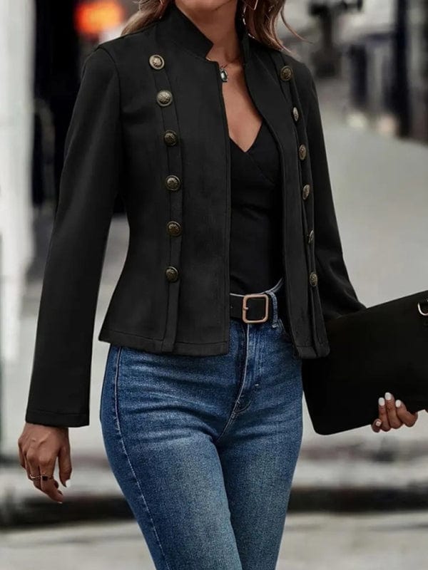 Black Outerwear/Coats with S