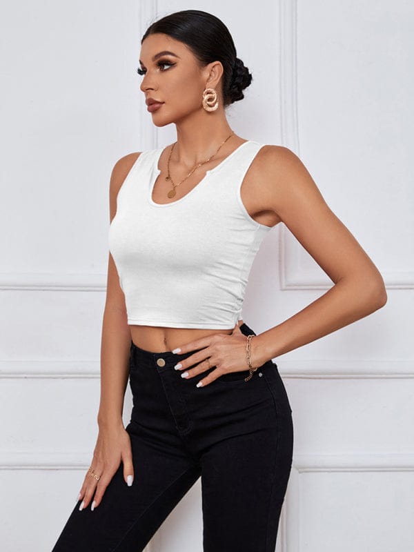 White Tops/Tank Tops with S