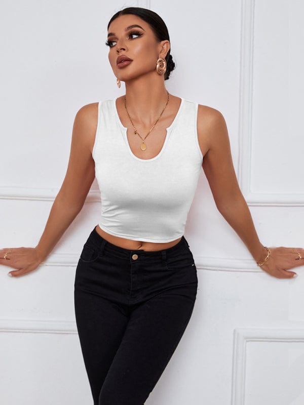 White Tops/Tank Tops with S