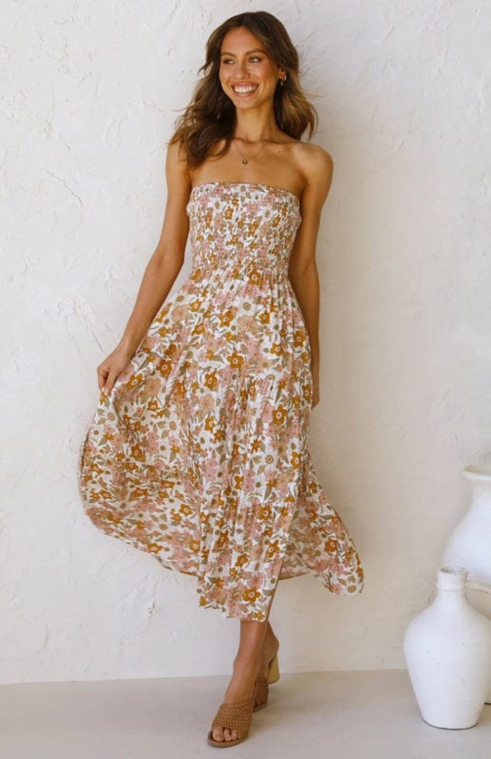 Yellow Dress/casual with S