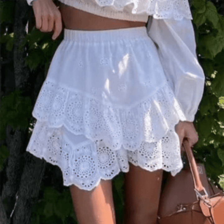 White Bottoms/Skirts with S