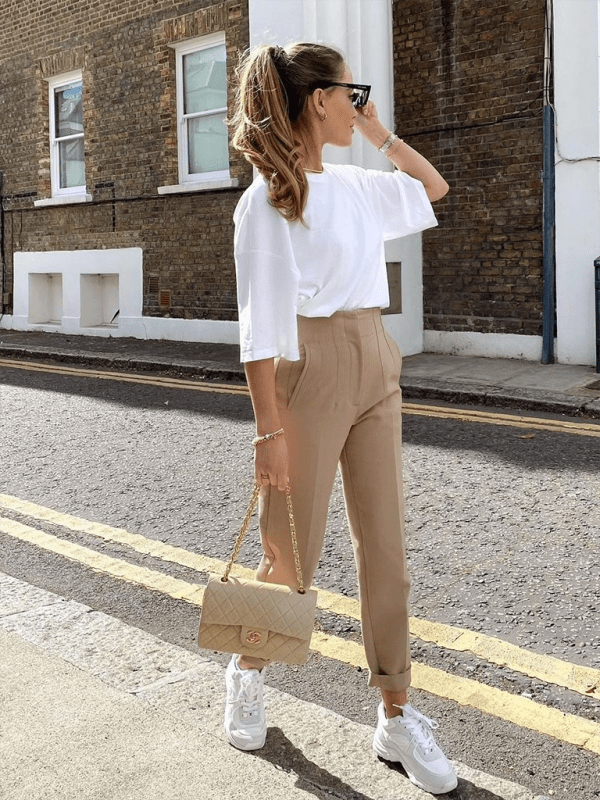 kakaclo GYPSY GIRL - High Waist Slim Trouser Pants