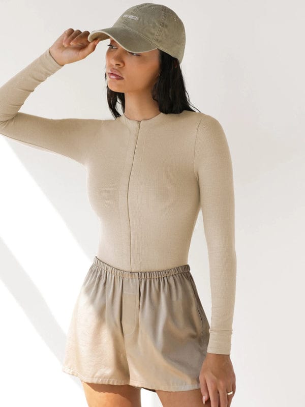 Cracker khaki Tops/Bodysuits with S