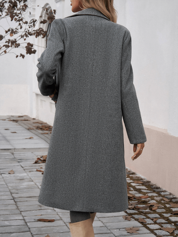 Charcoal gray Outerwear/Coats with S